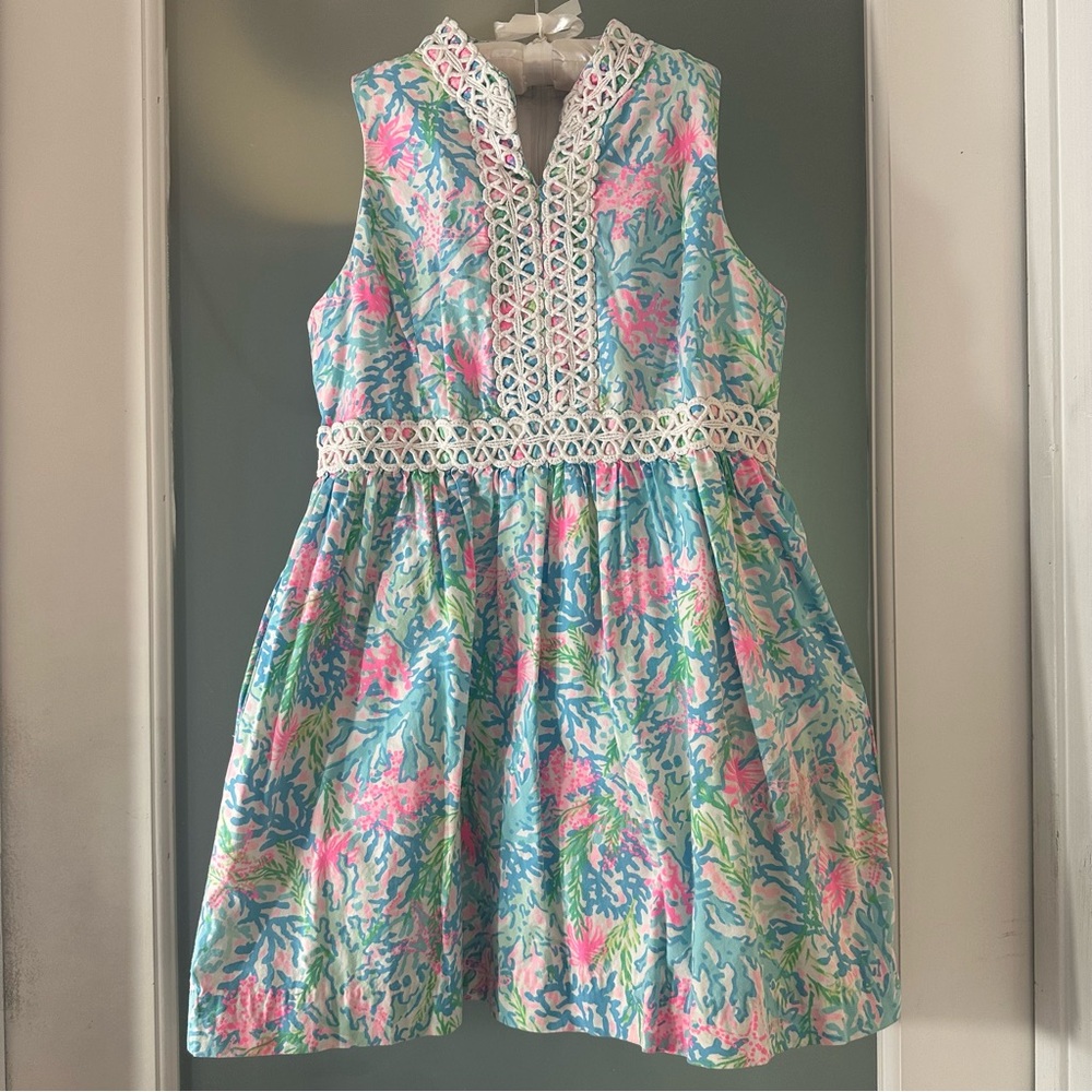 Lilly Pulitzer Mini Franci dress in Coral Bay